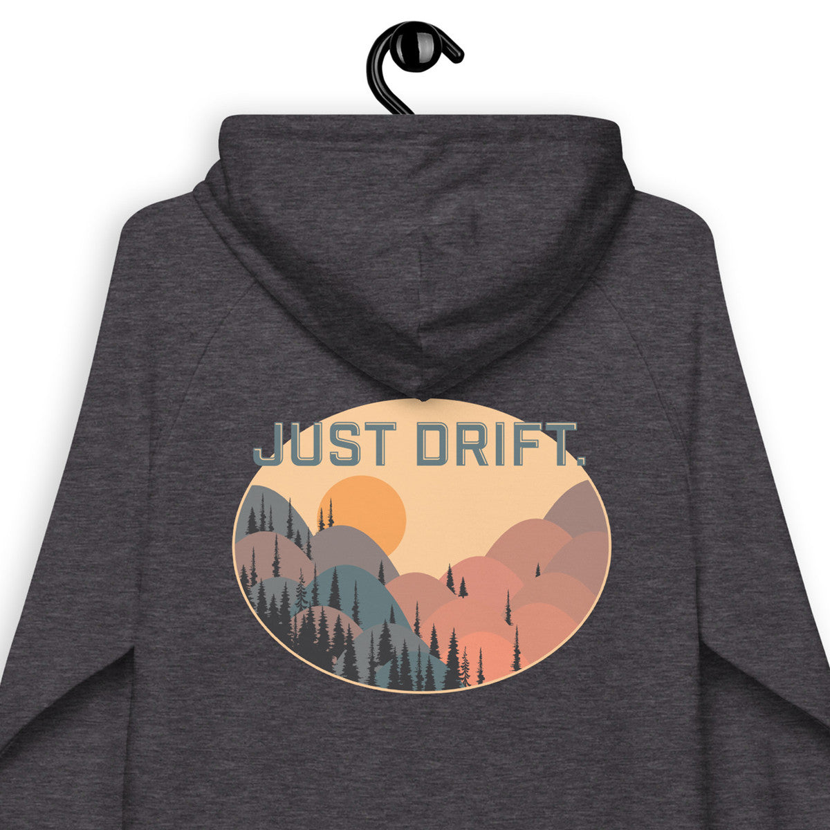 Just Drift. Seeker Organic Cotton Raglan Hoodie