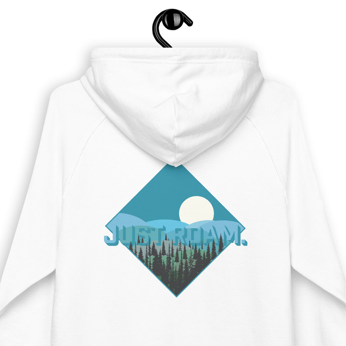 Just Roam. Seeker Organic Cotton Raglan Hoodie