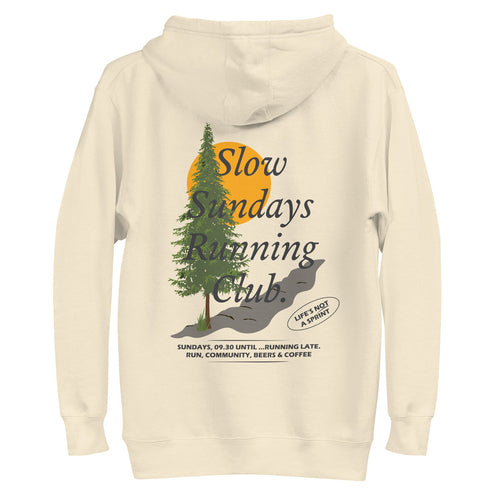 Mountain Pine Slow Sundays Running Club Cotton Blend Hoodie