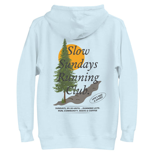 Mountain Pine Slow Sundays Running Club Cotton Blend Hoodie