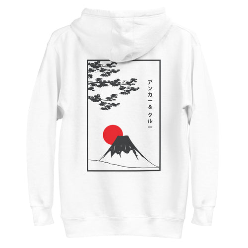 Mount Fuji Landmark Cotton Blend Hoodie