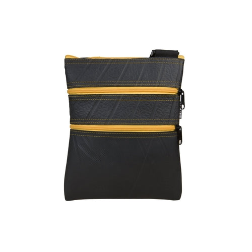 Maggie Upcycled Inner Tube Vegan Crossbody Bag - Eco Friendly
