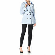 Womens Spring/Summer Double Breasted Short Belted Coat