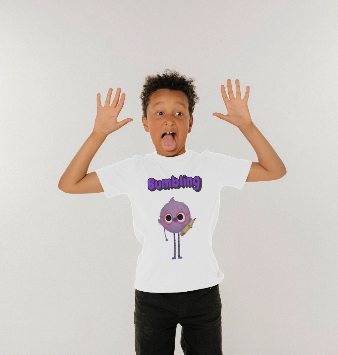 Organic Childrens T-shirt (Bumbling)